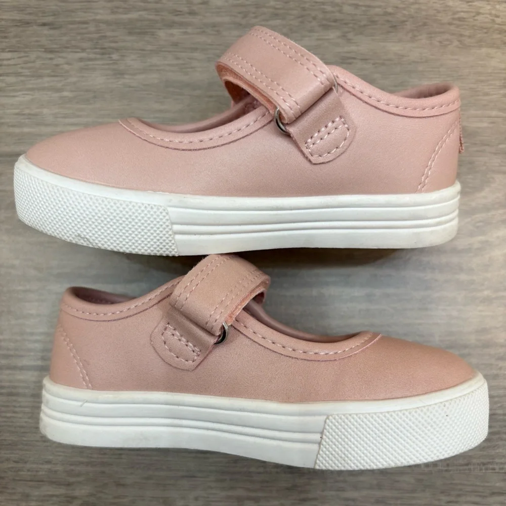 OshKosh B'gosh Molly Mary Jane Pink Slip on Sneakers